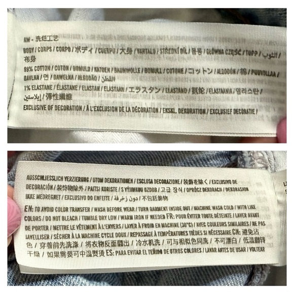 ABERCROMBIE & FITCH 28 Long 6 4 Curve Love 90s Straight Ultra High Rise Jeans - Picture 8 of 12